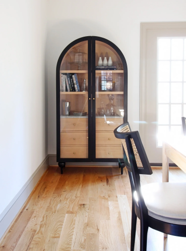 Modern-Traditional-Dining-Room-Light-Arch-Cabinet